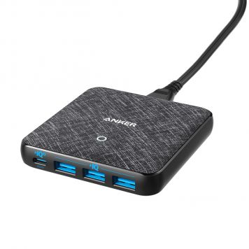 PowerPort Atom III Slim Wall Charger (Four Ports)