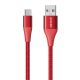 PowerLine+ II 0.9m USB-C to USB-A 2.0 - Red